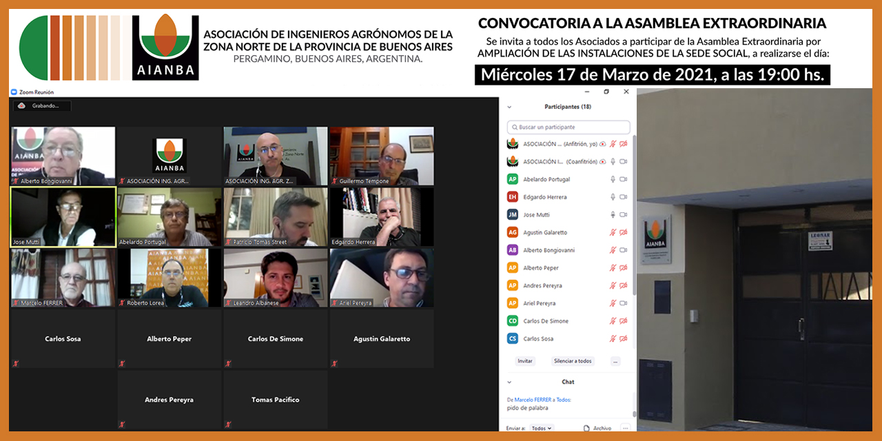ASAMBLEA EXTRAORDINARIA de AIANBA